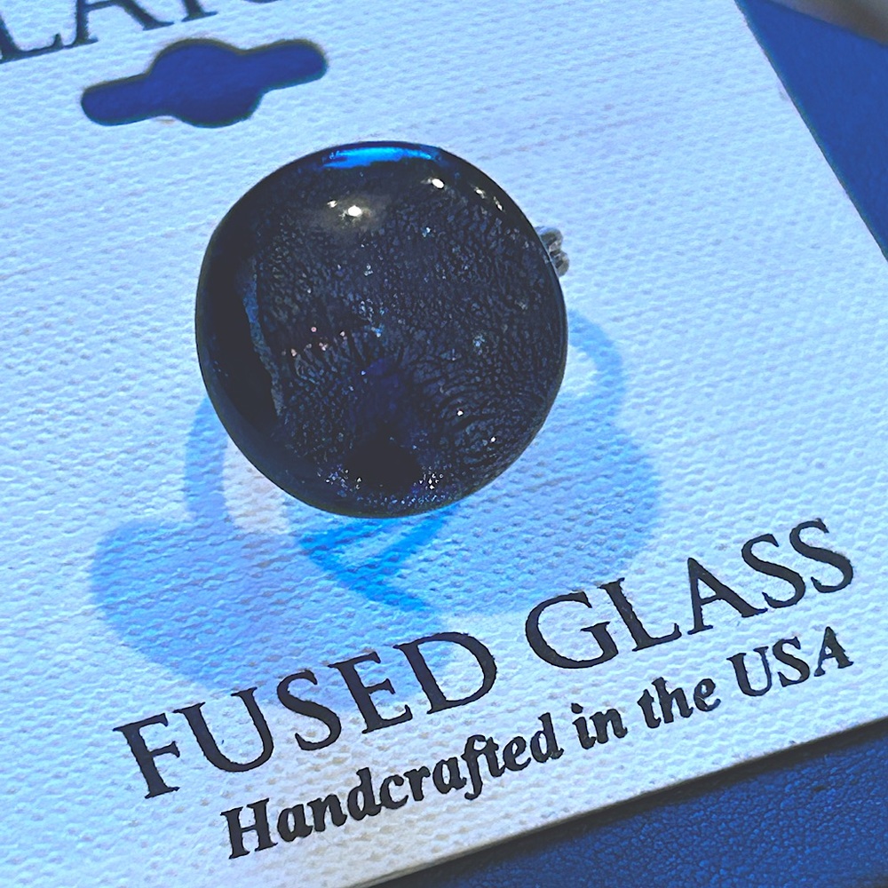 Fused glasss ring